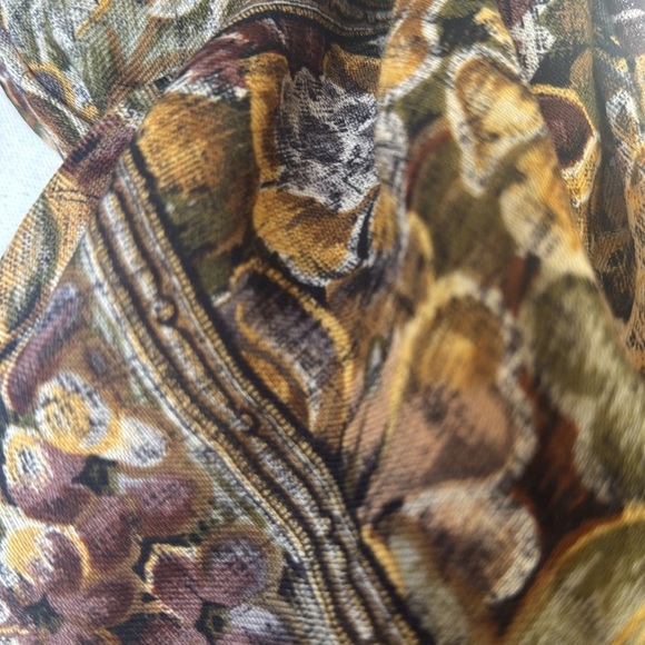 ECHO7 ladies, WOOL LAINE scarf very good condition beautiful fall colors - Picture 13 of 13